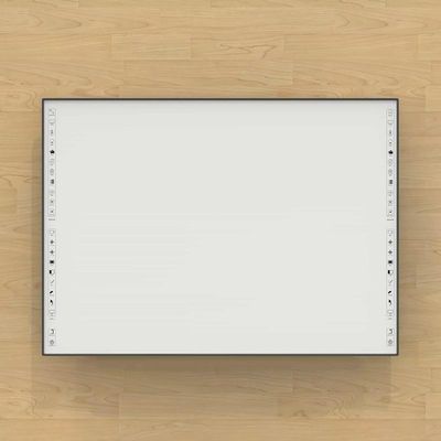 Tableau blanc interactif tactile capacitif de 96 pouces 3840x2160 Résolution 180 points/seconde Vitesse du curseur
