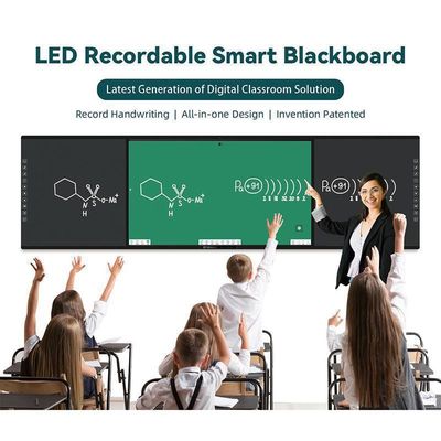 Tableau blanc numérique intelligent de 65 pouces I3/I5/I7/I9 processeur tableau noir éducatif intelligent pour l'école
