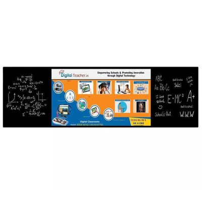 Un tableau numérique intelligent de 75 pouces avec panneau d'écriture plat 4K