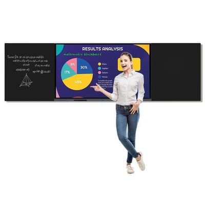4K 86 pouces tableau blanc numérique intelligent 16 9 rapport d'aspect avec processeur I3/I5/I7/I9