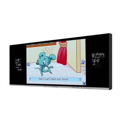 86 pouces 180-260V AC Voltage d'entrée Smart Digital Blackboard Avec 64 Go de stockage et 4 Go de mémoire vive