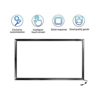 Temps de réponse de 55 pouces 8 ms Écran tactile infrarouge pour applications industrielles