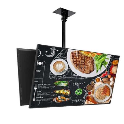 Restaurant Signage électronique numérique 49 pouces monté sur le mur avec une résolution de 3840x2160