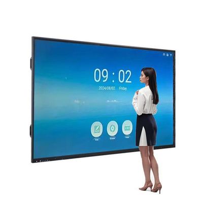 Tableau blanc tactile interactif présentation ultime avec HDMI I / O et OPS PC I9 Solution de connectivité