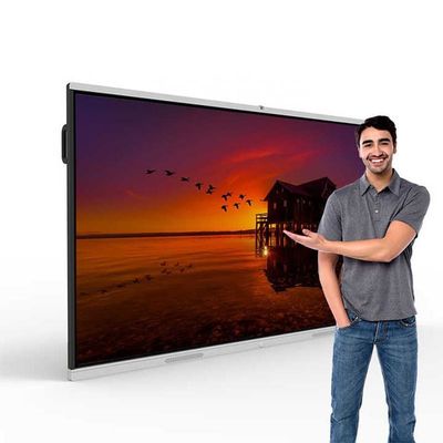 178° Angle de vue H/V Écran tactile interactif Tableau de présentation pour les présentations professionnelles