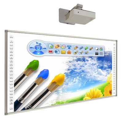 Tableau blanc interactif intelligent de 150 pouces avec 20 points tactiles et processeur I3/i5/i7/i9 en option