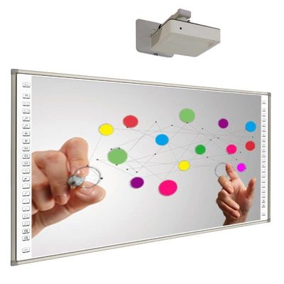Pénomène d'écriture corporelle tactile compatible 20 points tactile intelligent tableau blanc interactif pour les présentations
