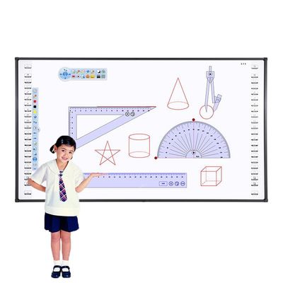 Le tableau blanc interactif intelligent de 86 pouces est la solution parfaite pour les besoins de l'éducation, de la formation et des conférences