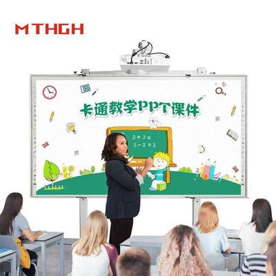 Tableau blanc interactif de 96 pouces Facile collaboration Tableau blanc numérique intelligent Convient pour les écoles