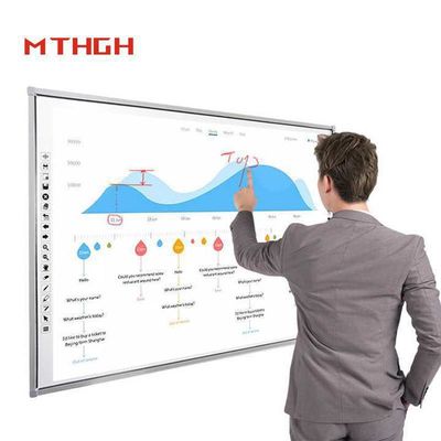 Tableau blanc interactif de 96 pouces Facile collaboration Tableau blanc numérique intelligent Convient pour les écoles