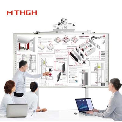 Tableau blanc éducatif infrarouge interactif de 86 pouces avec projecteur/touchpad