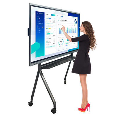 65 pouces luminosité 350cd/m2 écran tactile interactif tableau blanc avec logiciel tableau blanc interactif logiciel OPS PC