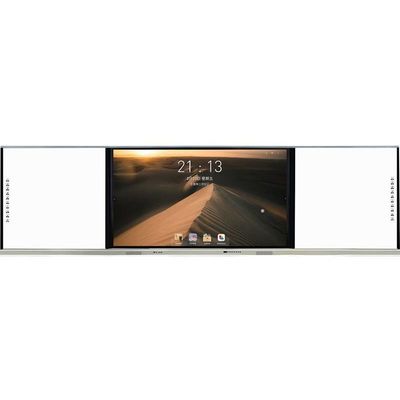 Le tableau noir numérique intelligent peut enregistrer 65/75/86 pouces tableau blanc tableau vert OPS 20-40 Point Touch Interface HDMI/USB