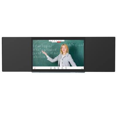 75 pouces Smart Digital Blackboard Infrarouge 40 Contacts Interactif Enseignement en salle de classe de l'école Tableau blanc avec accessoires d'effacement