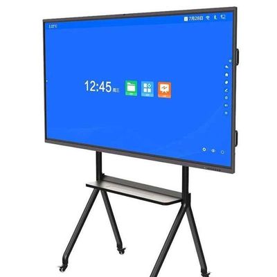 Un tableau blanc à écran tactile interactif intelligent de 86 pouces, mobile et monté au mur
