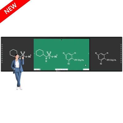 Tableau noir numérique intelligent de 86 pouces, tableau noir d'enseignement scolaire avec projecteur
