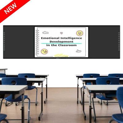 Tableau noir numérique intelligent de 86 pouces, tableau noir d'enseignement scolaire avec projecteur