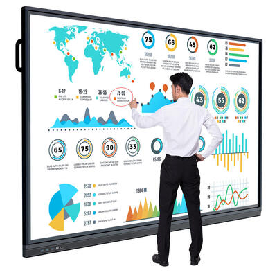 Tableau blanc interactif intelligent tactile infrarouge tout-en-un de 65 pouces 4+32, 4K UHD pour la formation